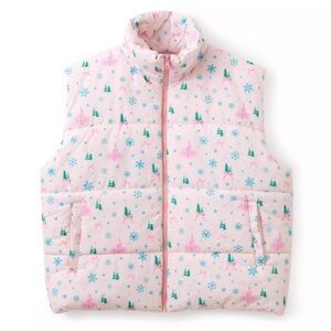 Disneyland Women’s Pink Puffer Vest